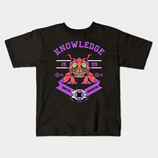 Crest of Knowledge - Tentomon Kids T-Shirt by Extended Heroes